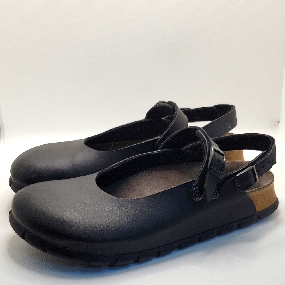 Birkenstock ALPRO Black Leather Mary Janes